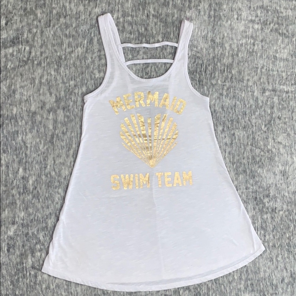 White Swimsuit Cover Up